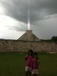 Scalar Energy Emanating from the Kukulkan Pyramid in Chichen Itza, MX